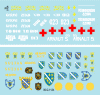 Star Decals 35-C1124 ARBiH (Muslim). T-34/85, M18 Hellcat, T-55/Hellcat, M-84, M-60PB, M53/59 Praga, PT-76B, M47 Patton 1/35